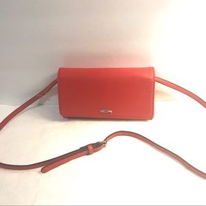 Chaps Red Convertible Crossbody Bag NWOT